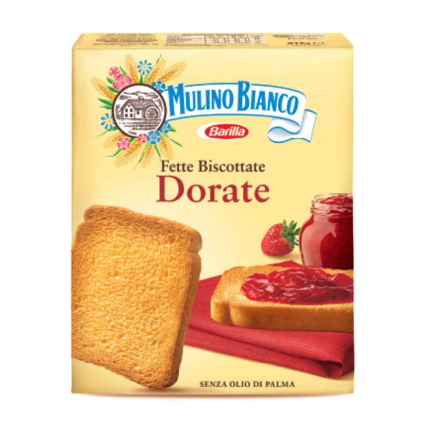 Fette biscottate dorate - 315 g - Mulino Bianco  - Pane