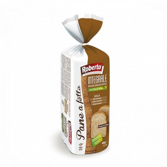 Pane a fetta integrale - 400 g - Roberto - Pane