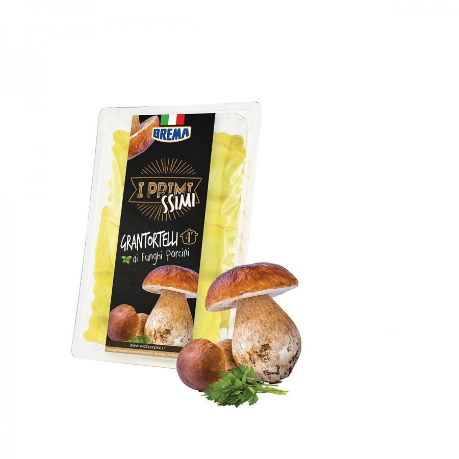 Grantortelli Funghi Porcini - 500 g - Brema - Pasta